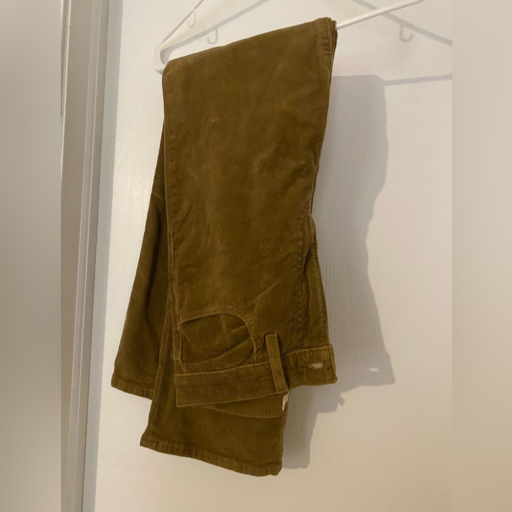 RIBCAGE STRAIGHT ANKLE CORDUROY WOMEN'S PANTS - Picture 6 of 6